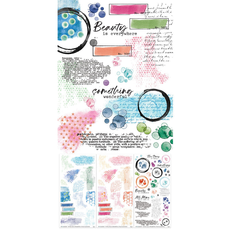 The Flower Emporium Blendable Rub - on Transfers by 49 and Market - Craftywaftyshop