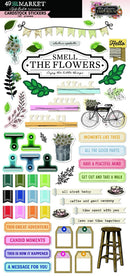 The Flower Emporium Cardstock Stickers by 49 and Market - Craftywaftyshop