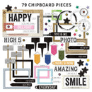 The Flower Emporium Chipboard Basics by 49 and Market - Craftywaftyshop