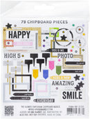 The Flower Emporium Chipboard Basics by 49 and Market - Craftywaftyshop