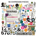 The Flower Emporium Chipboard Bits by 49 and Market - Craftywaftyshop