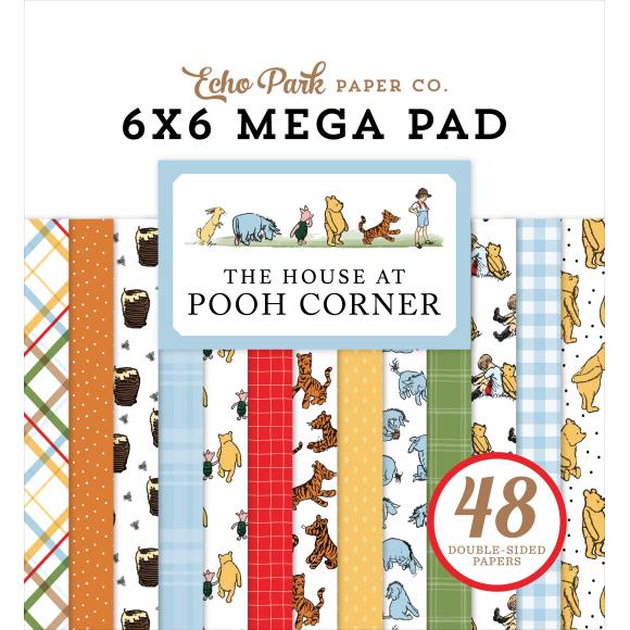 The House At Pooh Corner Cardmakers 6X6 Mega Pad by Echo Park - Craftywaftyshop