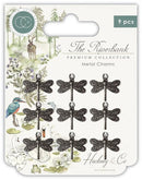 The Riverbank - Dragonfly Metal Charms by Craft Consortium - Craftywaftyshop