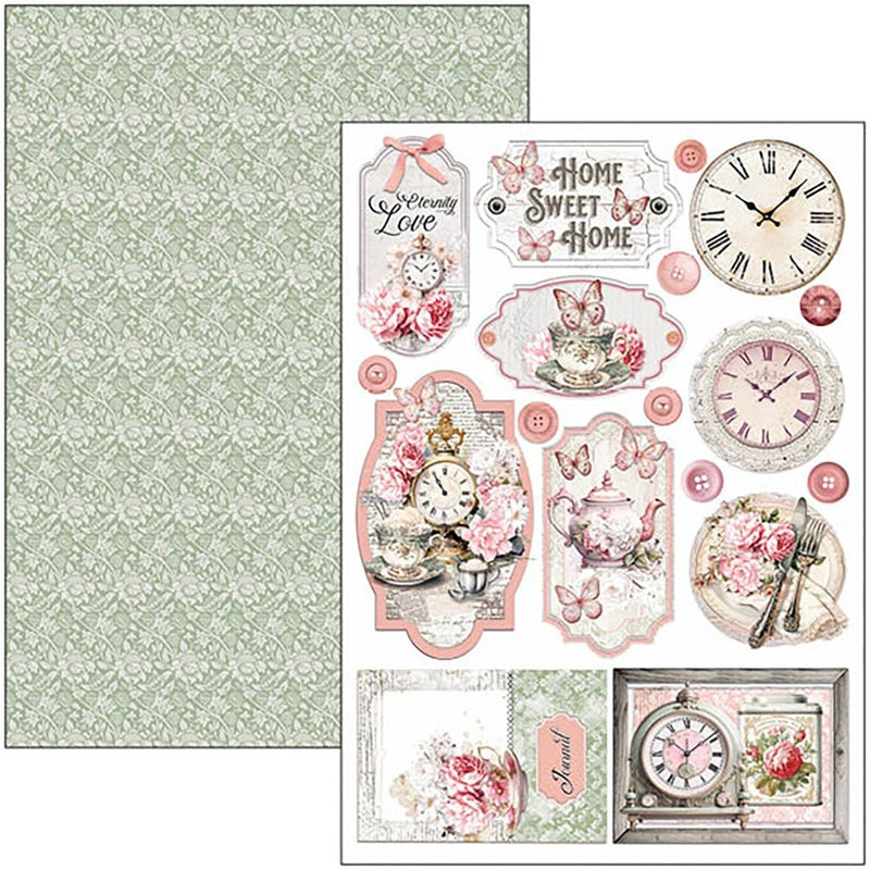 Timeless Moments Creative Ephemera Pad A4 9 Sheets by Ciao Bella - Craftywaftyshop