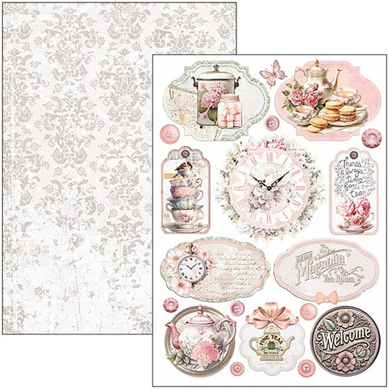 Timeless Moments Creative Ephemera Pad A4 9 Sheets by Ciao Bella - Craftywaftyshop