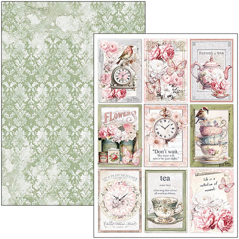 Timeless Moments Creative Ephemera Pad A4 9 Sheets by Ciao Bella - Craftywaftyshop