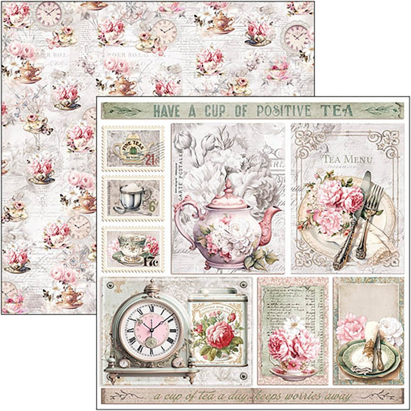 Timeless Moments Patterns Pad 12"x12" 8 Sheets by Ciao Bella - Craftywaftyshop