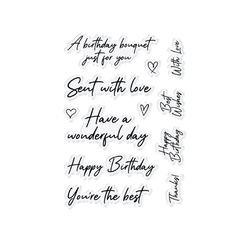 Tiny Tag & Sentiment Plaque Die & Stamp by Chloes Creative Cards - Craftywaftyshop
