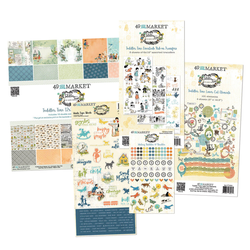Toddler Time Collection Bundle by 49 And Market - Craftywaftyshop