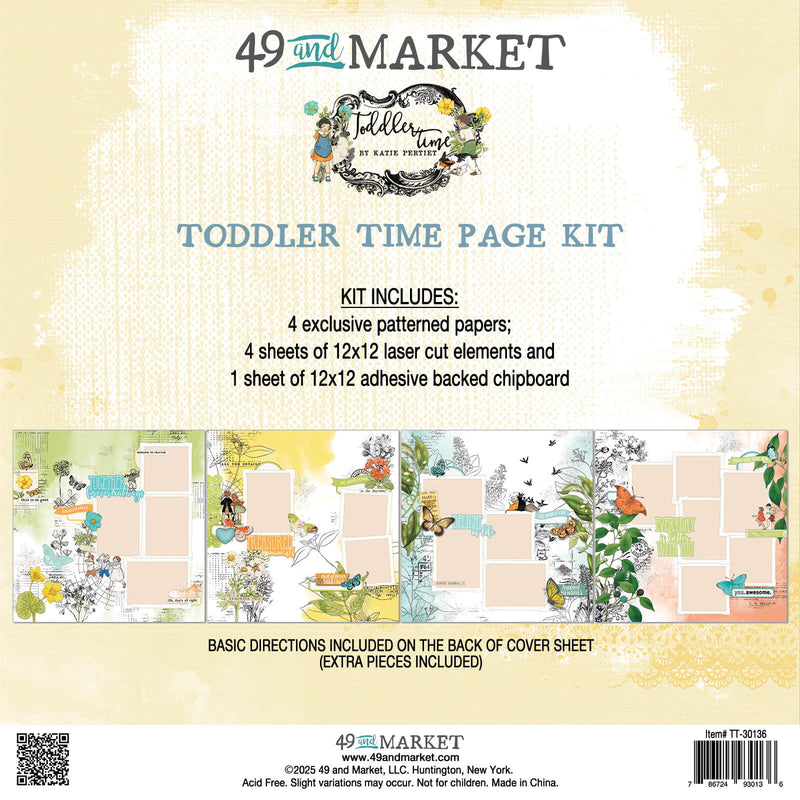 Toddler Time Page Kit by 49 And Market - Craftywaftyshop