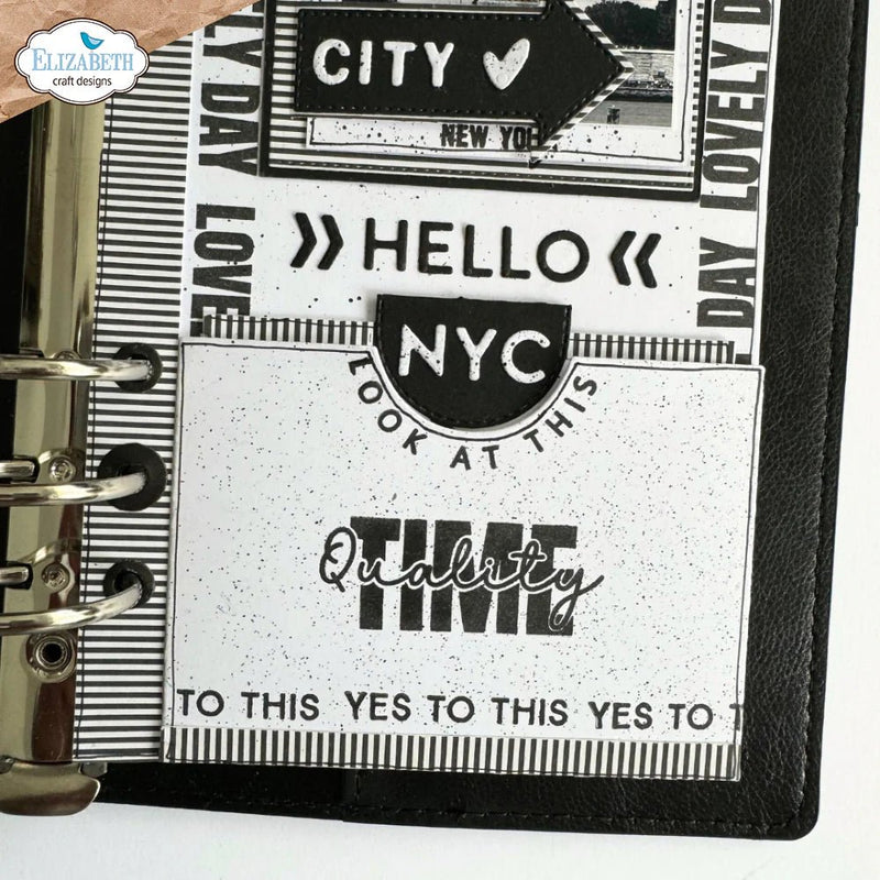 Travels 2 Planner Essentials by Elizabeth Craft Design - Craftywaftyshop