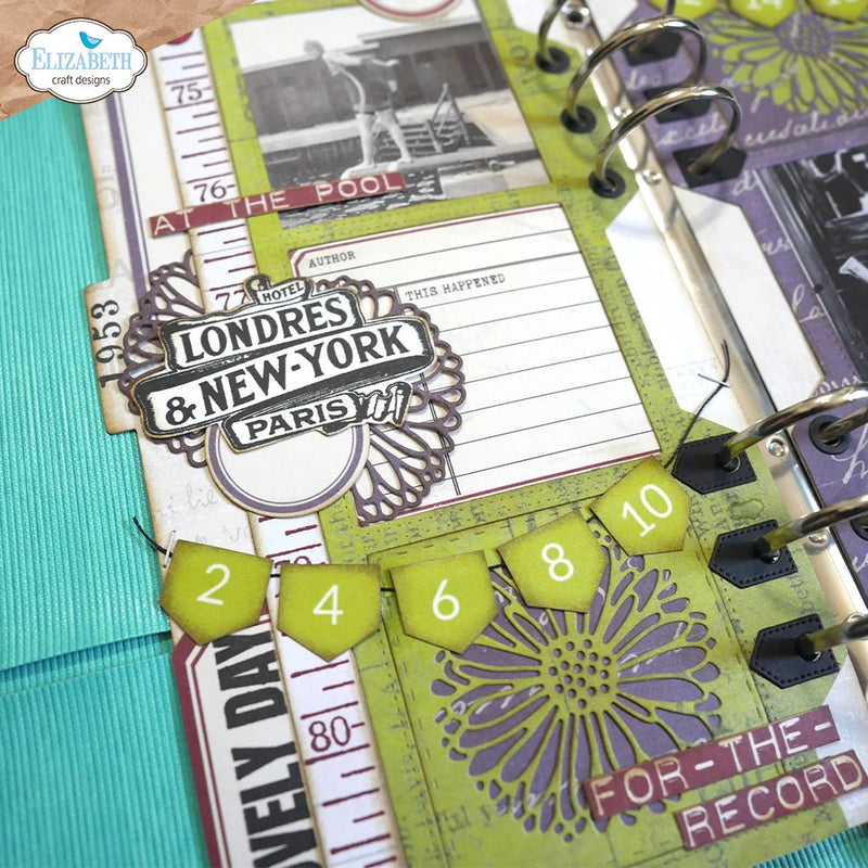 Travels 2 Planner Essentials by Elizabeth Craft Design - Craftywaftyshop