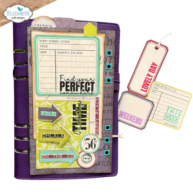Travels 2 Planner Essentials by Elizabeth Craft Design - Craftywaftyshop