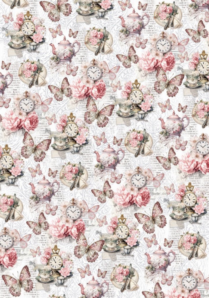Vellum Timeless Memories Paper Patterns A4 6 Sheets by Ciao Bella - Craftywaftyshop