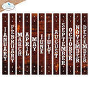Vertical Months Die Set by Elizabeth Craft Designs - Craftywaftyshop
