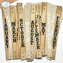Vertical Months Die Set by Elizabeth Craft Designs - Craftywaftyshop
