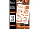 Vintage Halloween Clear Acrylic Stamps - Boo To You by Crafters Companion - Craftywaftyshop