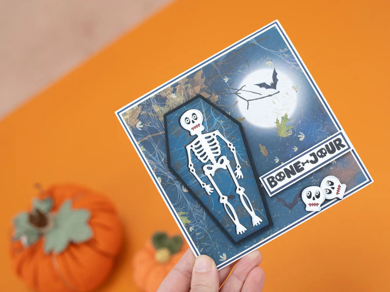Vintage Halloween Metal Die Skeleton by Crafters Companion - Craftywaftyshop