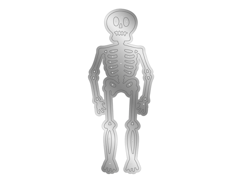 Vintage Halloween Metal Die Skeleton by Crafters Companion - Craftywaftyshop