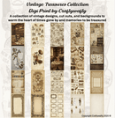 Vintage Treasures Collection Digital Print Download by Craftywafty - Craftywaftyshop