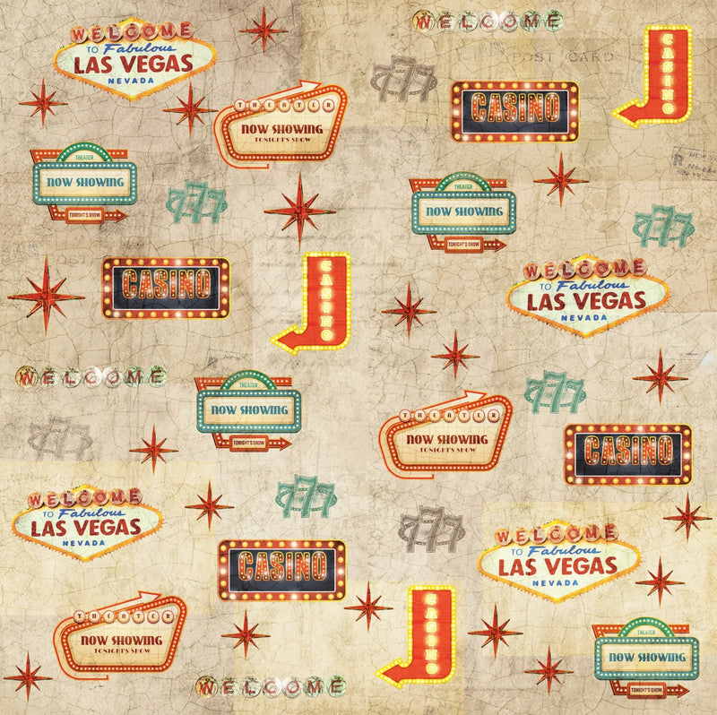 Vintage Vegas 6”x6” Paper Pad by Crafters Companion - Craftywaftyshop