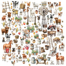 Whispering Way 127 Farm Themed Laser Cut Elements by 49 and Market - Craftywaftyshop