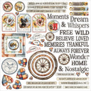 Whispering Way 58 Pieces Farm Themed Chipboard Set by 49 and Market - Craftywaftyshop