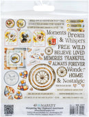 Whispering Way 58 Pieces Farm Themed Chipboard Set by 49 and Market - Craftywaftyshop