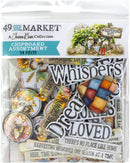 Whispering Way 58 Pieces Farm Themed Chipboard Set by 49 and Market - Craftywaftyshop