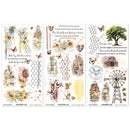 Whispering Way 6"x12" Farm Themed Blendable Rub - on Transfer Set by 49 and Market - Craftywaftyshop
