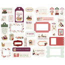 Wine 33 Pieces of Die - Cut Frames & Tags by Carta Bella - Craftywaftyshop