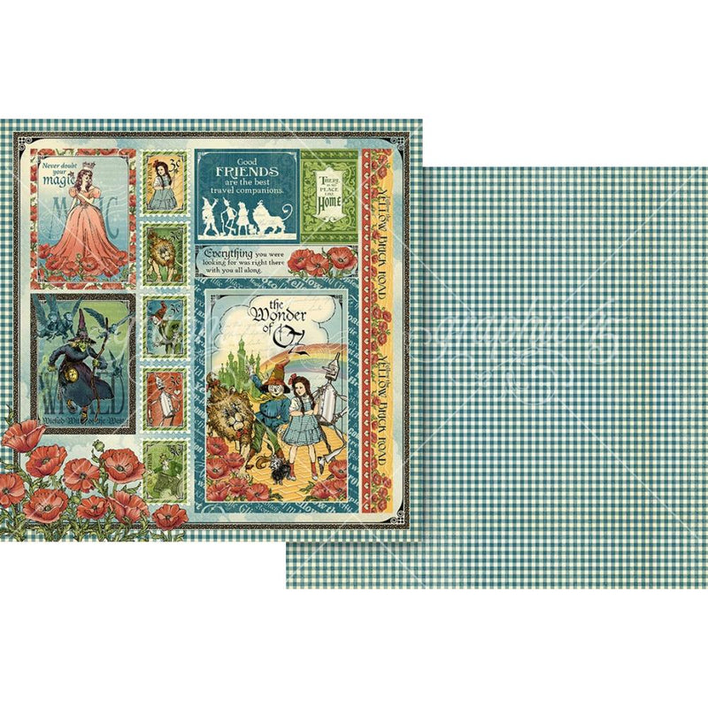 Wonder of Oz Collection Paper Pack 8"X 8" by Graphic 45 - Craftywaftyshop