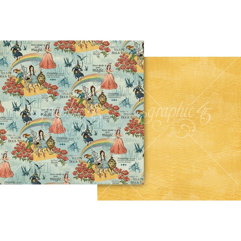 Wonder of Oz Collection Paper Pack 8"X 8" by Graphic 45 - Craftywaftyshop