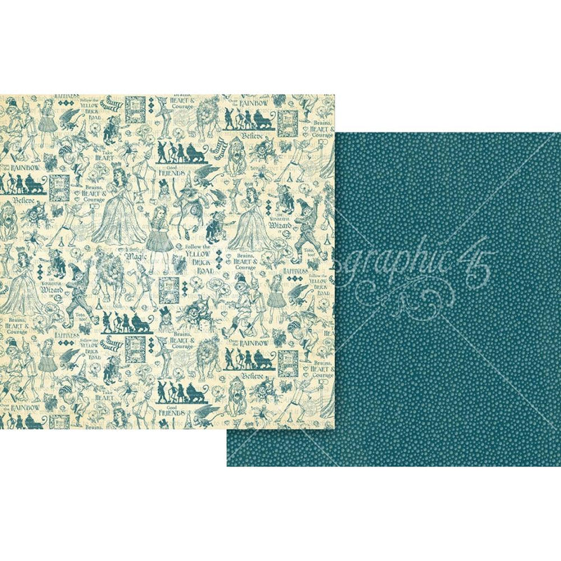 Wonder of Oz Collection Paper Pack 8"X 8" by Graphic 45 - Craftywaftyshop