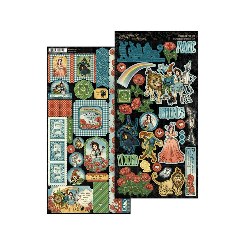 Wonder of Oz Sticker Set by Graphic 45 - Craftywaftyshop