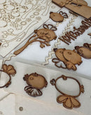 Woodies Birds Houses Tags 90 Piece Craft Embellishment Pack by Polkadoodles - Craftywaftyshop