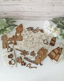 Woodies Birds Houses Tags 90 Piece Craft Embellishment Pack by Polkadoodles - Craftywaftyshop