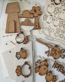 Woodies Birds Houses Tags 90 Piece Craft Embellishment Pack by Polkadoodles - Craftywaftyshop