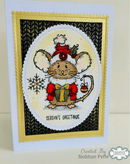 Woodware 6 x 6" Purl Stitch Stencil by Françoise Read - Craftywaftyshop