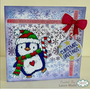 Woodware Christmas Borders A6 Clear Stamp Set - Craftywaftyshop