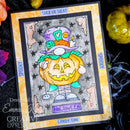 Woodware Clear Singles Mad Hatter Gnome 4 in x 6 in Stamp Set - Craftywaftyshop