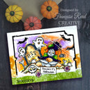 Woodware Clear Singles Spooky Night 4 in x 6 in Stamp Set - Craftywaftyshop