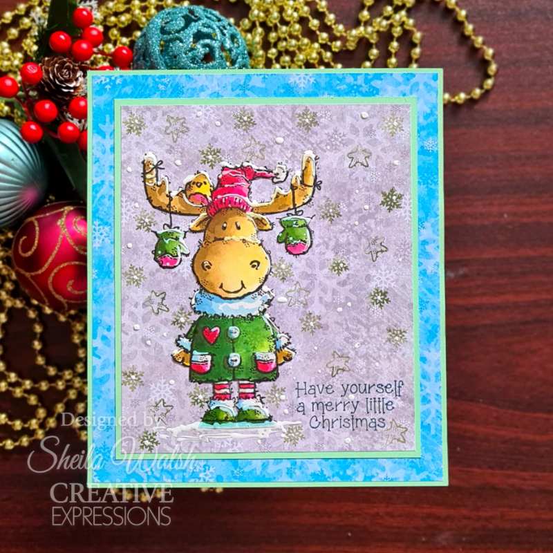Woodware Francoise Read Snowscape 8 in x 8 in Paper Pad - Craftywaftyshop