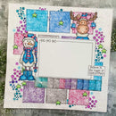 Woodware Francoise Read Snowscape 8 in x 8 in Paper Pad - Craftywaftyshop