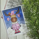 Woodware Francoise Read Snowscape 8 in x 8 in Paper Pad - Craftywaftyshop