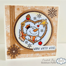 Woodware Jolly Christmas Paper Pad by Francoise Read 140gsm - Craftywaftyshop