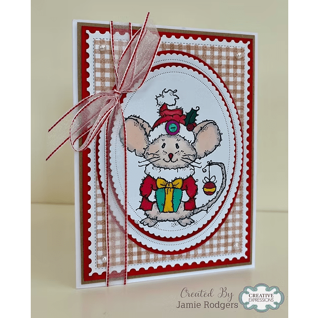 Woodware Jolly Christmas Paper Pad by Francoise Read 140gsm - Craftywaftyshop