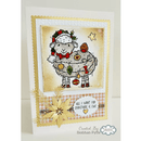 Woodware Jolly Christmas Paper Pad by Francoise Read 140gsm - Craftywaftyshop