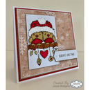 Woodware Jolly Christmas Paper Pad by Francoise Read 140gsm - Craftywaftyshop