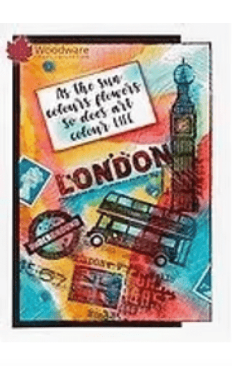 Woodware London Elements A6 Clear Stamp Set by Françoise Read - Craftywaftyshop